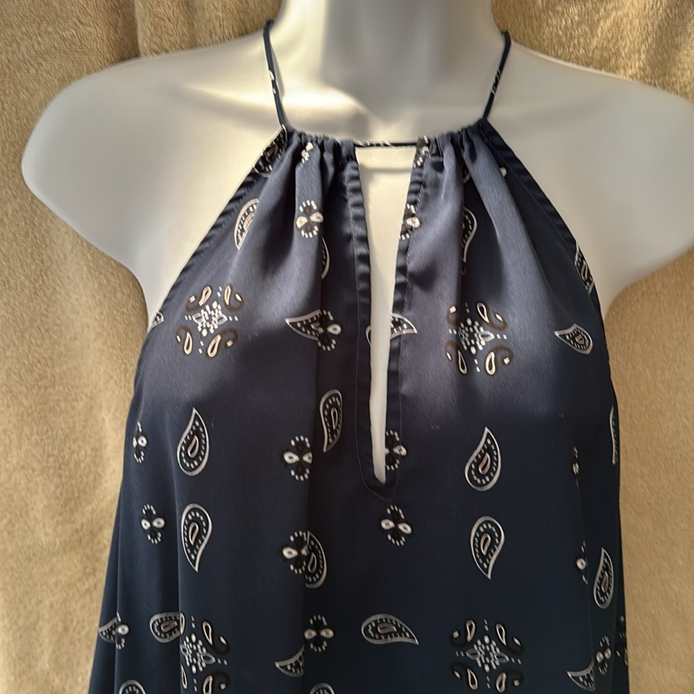 The Fifth Label, blue paisley sexy blouse top - Picture 5 of 10